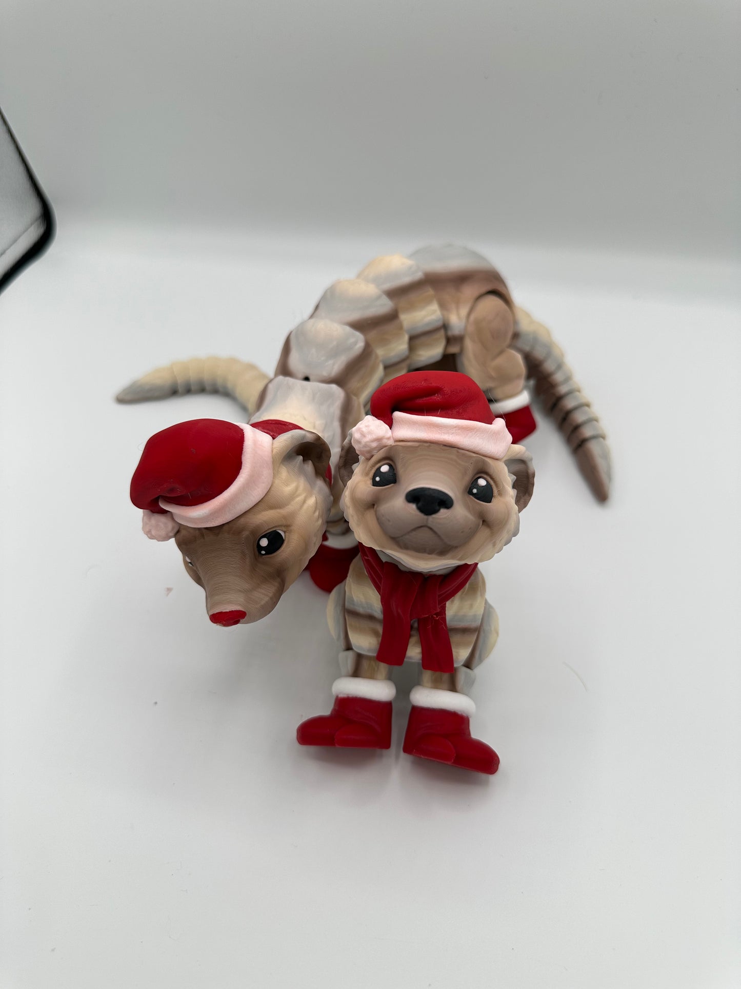 Christmas Ferrets (articulating)